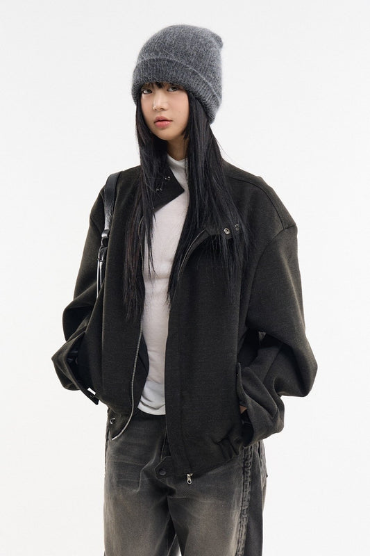 MAGNOLIA Buff Shoulder Blouson(BEIGE,BLACK) 商品画像5/9