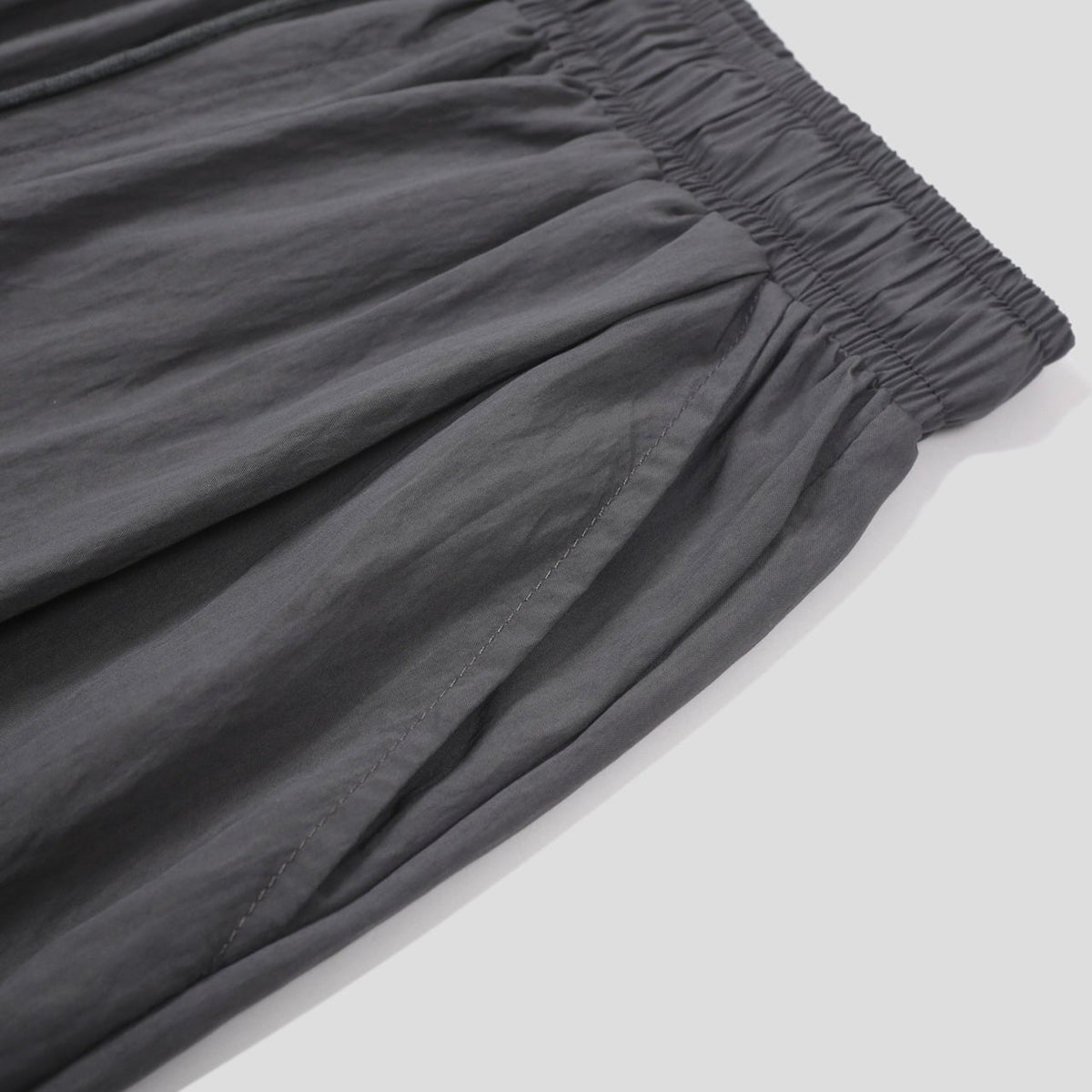 MAGNOLIA Bugs Rayon-Nylon Wide Banding Pants(BLACK,KHAKI,CHARCOAL,BEIGE) 商品画像12/18