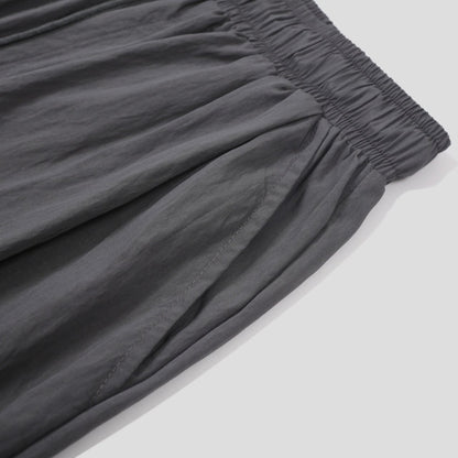 MAGNOLIA Bugs Rayon-Nylon Wide Banding Pants(BLACK,KHAKI,CHARCOAL,BEIGE) 商品画像12/18