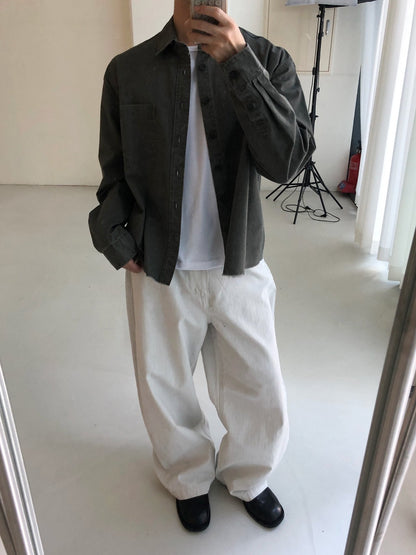 MAGNOLIA Capital Shirt(BLACK, KHAKI) 商品画像1/15