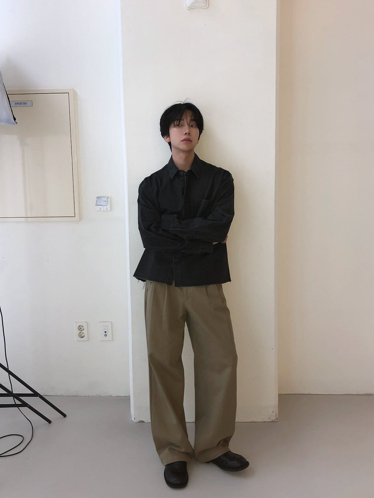 MAGNOLIA Capital Shirt(BLACK, KHAKI) 商品画像6/15