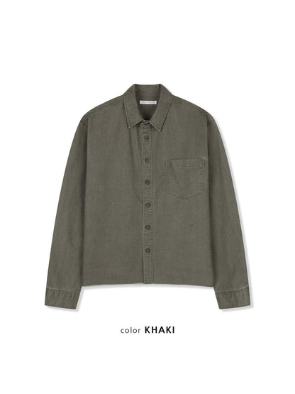 MAGNOLIA Capital Shirt(BLACK, KHAKI) 商品画像11/15