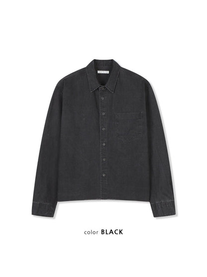 MAGNOLIA Capital Shirt(BLACK, KHAKI) 商品画像13/15