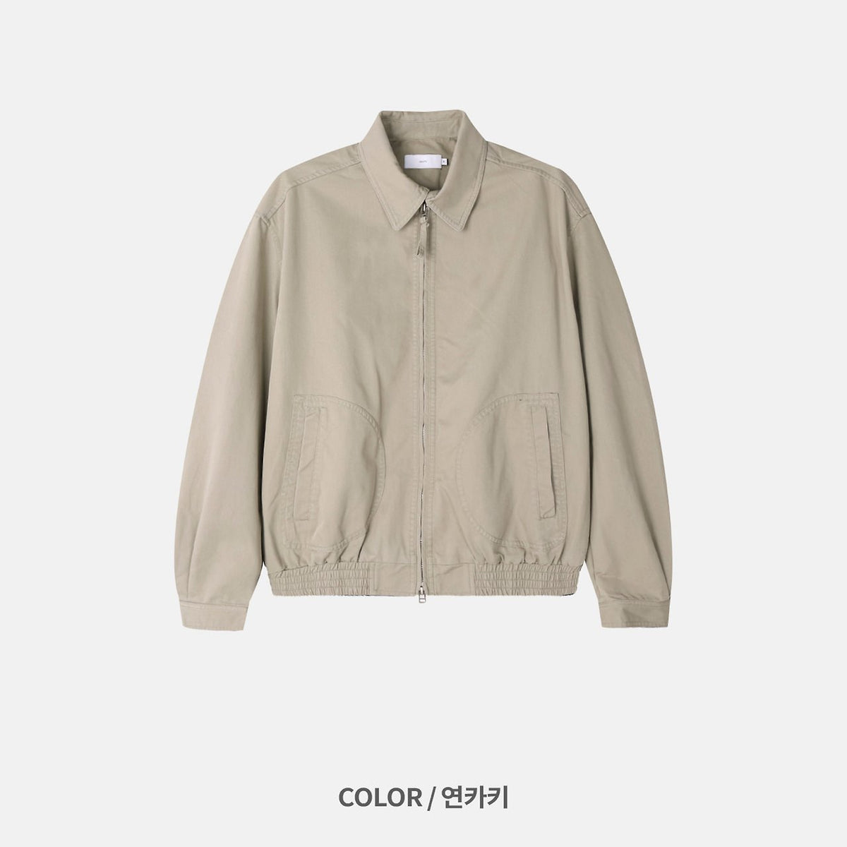 MAGNOLIA Cation Bio Cotton Blouson(KHAKI BEIGE,BLACK) 商品画像2/12