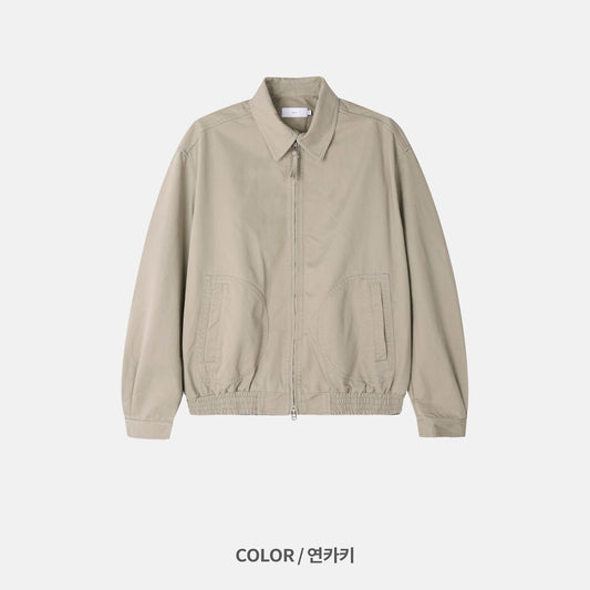 MAGNOLIA Cation Bio Cotton Blouson(KHAKI BEIGE,BLACK) 商品画像2/12
