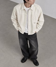 MAGNOLIA Cation D-Ring Shirt Jacket(BROWN,IVORY,CHARCOAL) 商品画像3/50