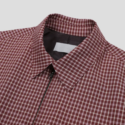 MAGNOLIA Check Zip Blouson(RED,BLUE) 商品画像9/15