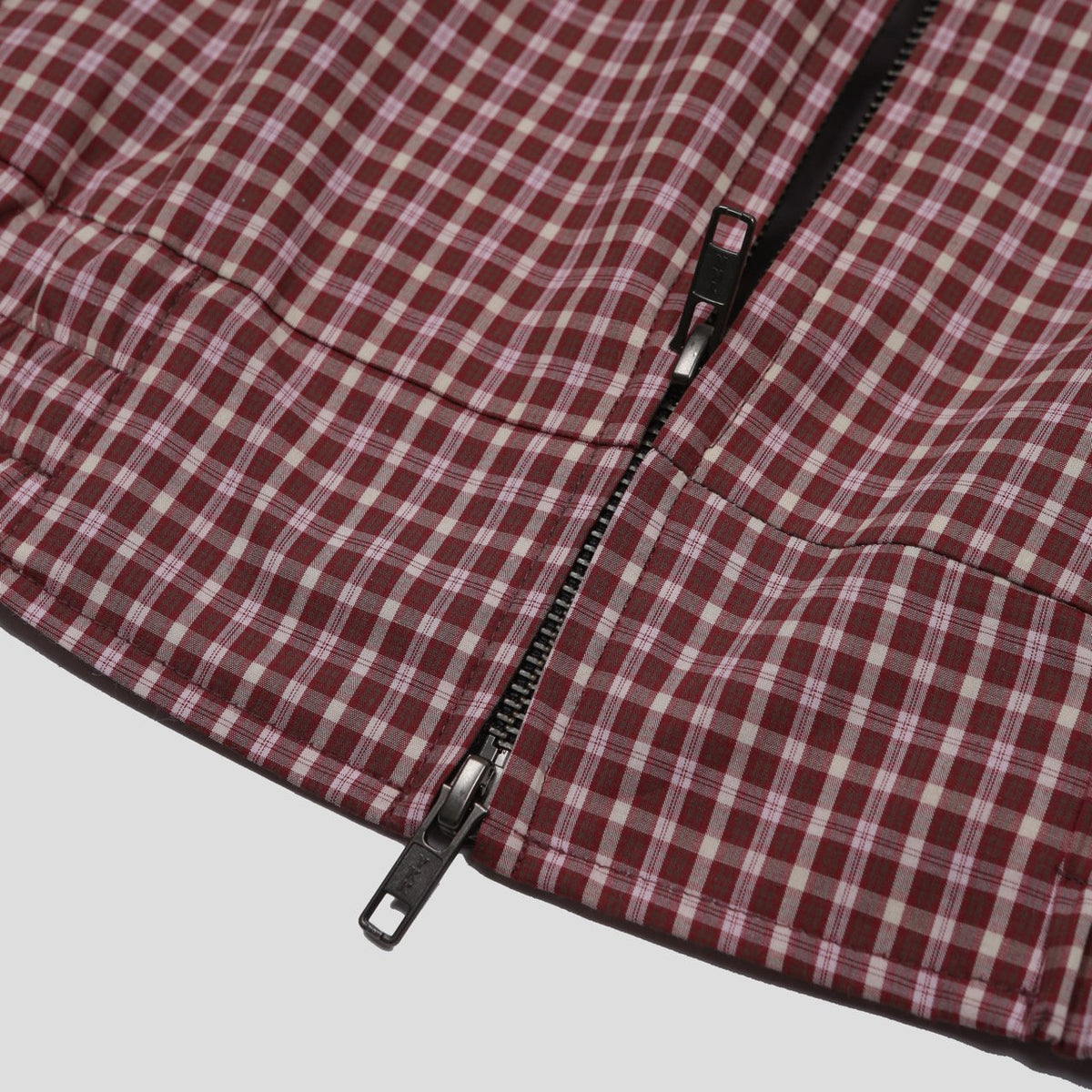 MAGNOLIA Check Zip Blouson(RED,BLUE) 商品画像13/15