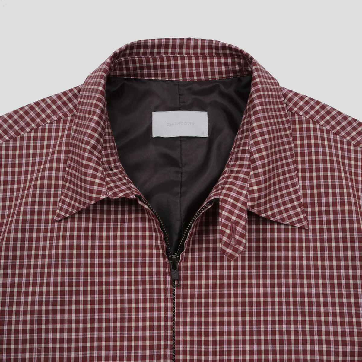 MAGNOLIA Check Zip Blouson(RED,BLUE) 商品画像14/15