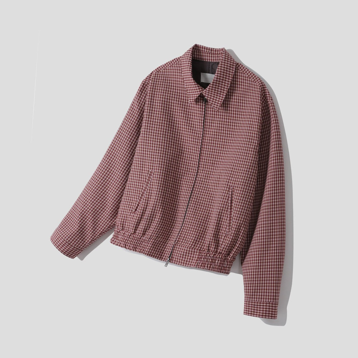 MAGNOLIA Check Zip Blouson(RED,BLUE) 商品画像15/15