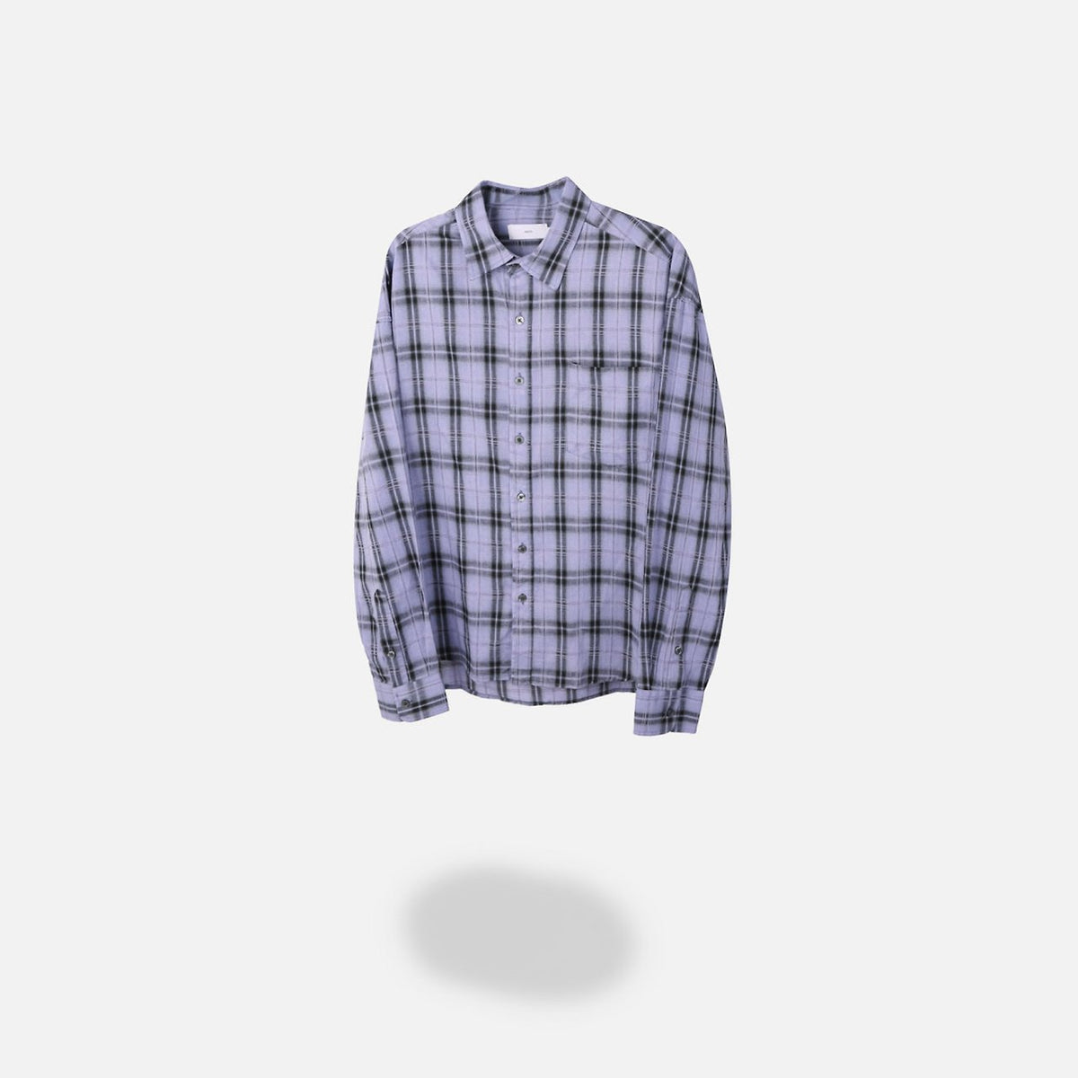 MAGNOLIA Chill Guy Check Shirt(YELLOW, PURPLE) 商品画像1/12