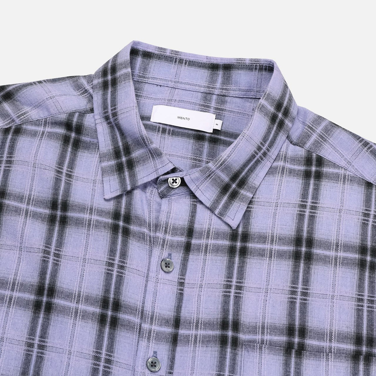 MAGNOLIA Chill Guy Check Shirt(YELLOW, PURPLE) 商品画像2/12