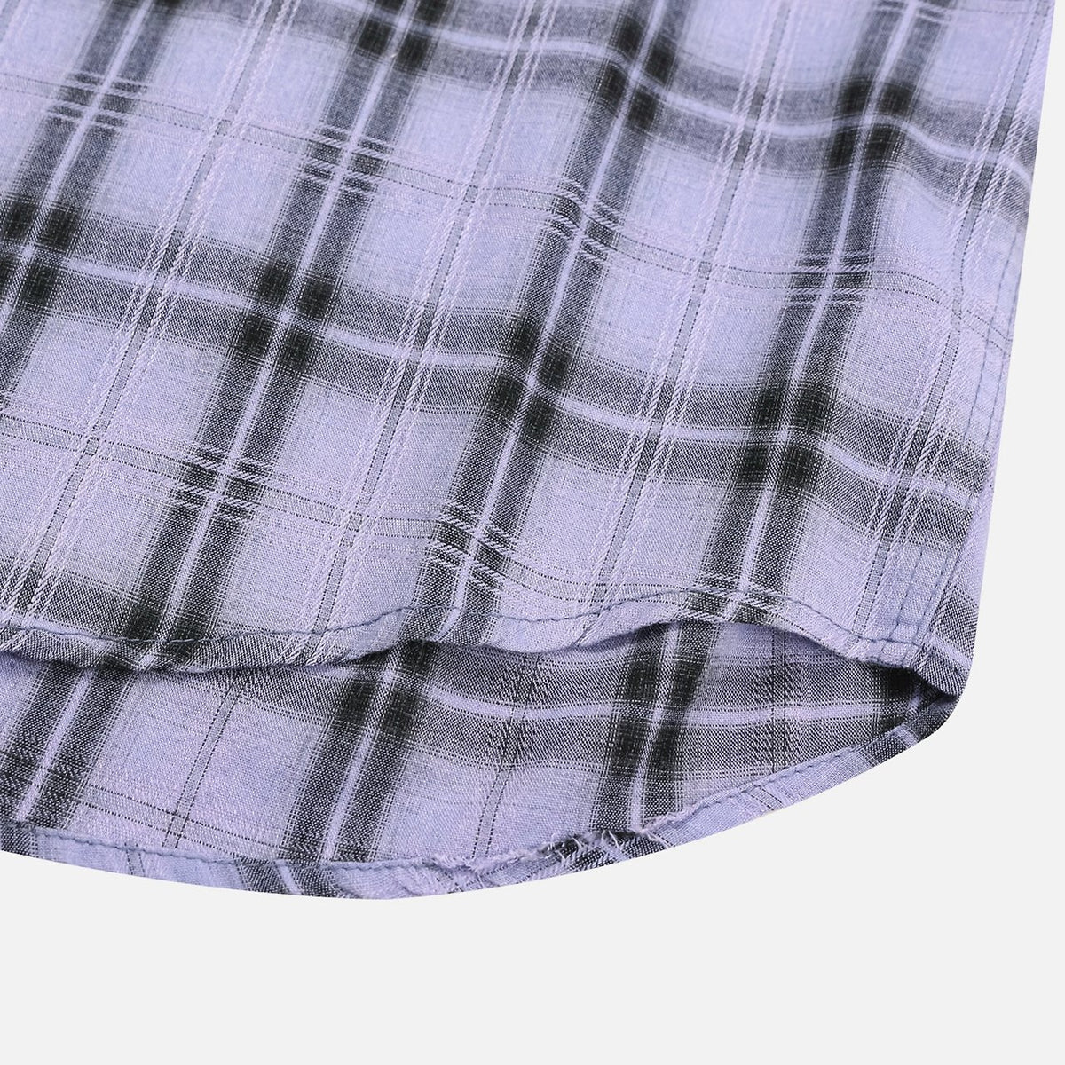 MAGNOLIA Chill Guy Check Shirt(YELLOW, PURPLE) 商品画像4/12