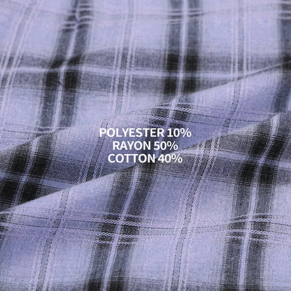 MAGNOLIA Chill Guy Check Shirt(YELLOW, PURPLE) 商品画像7/12