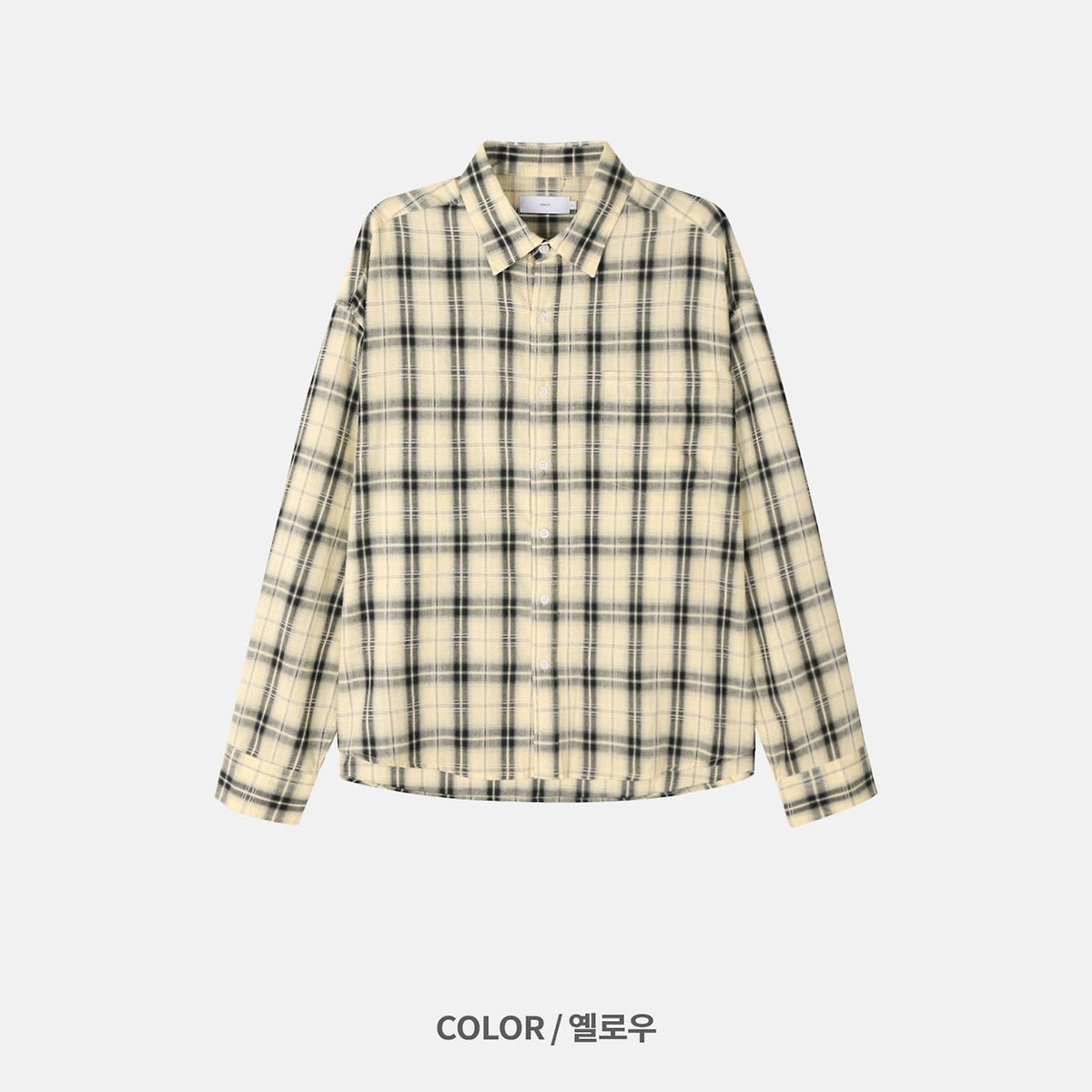 MAGNOLIA Chill Guy Check Shirt(YELLOW, PURPLE) 商品画像10/12