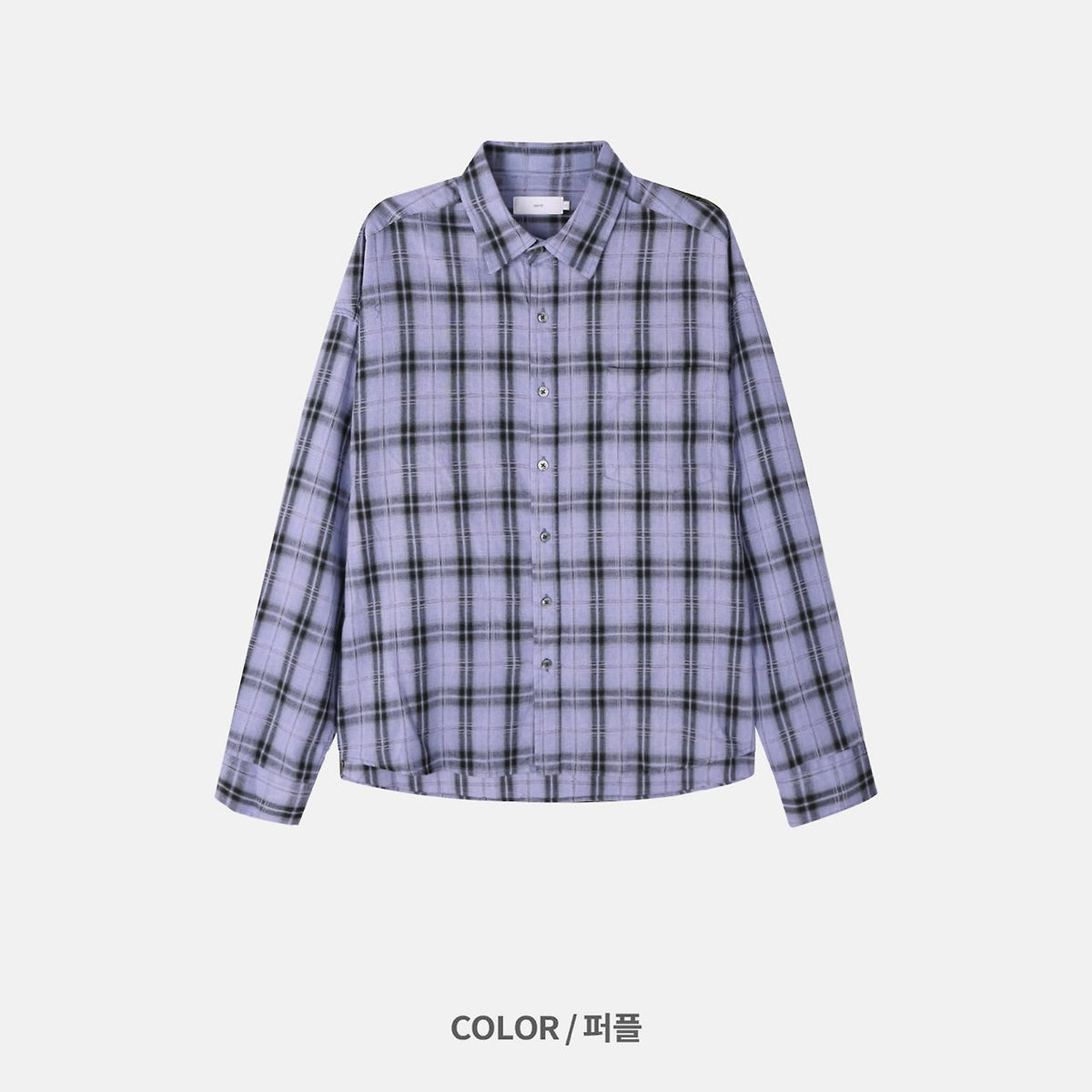 MAGNOLIA Chill Guy Check Shirt(YELLOW, PURPLE) 商品画像11/12