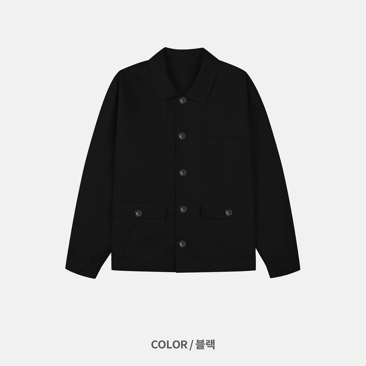 MAGNOLIA CN20 Half Cotton Jacket(BEIGE,BLACK) 商品画像3/11