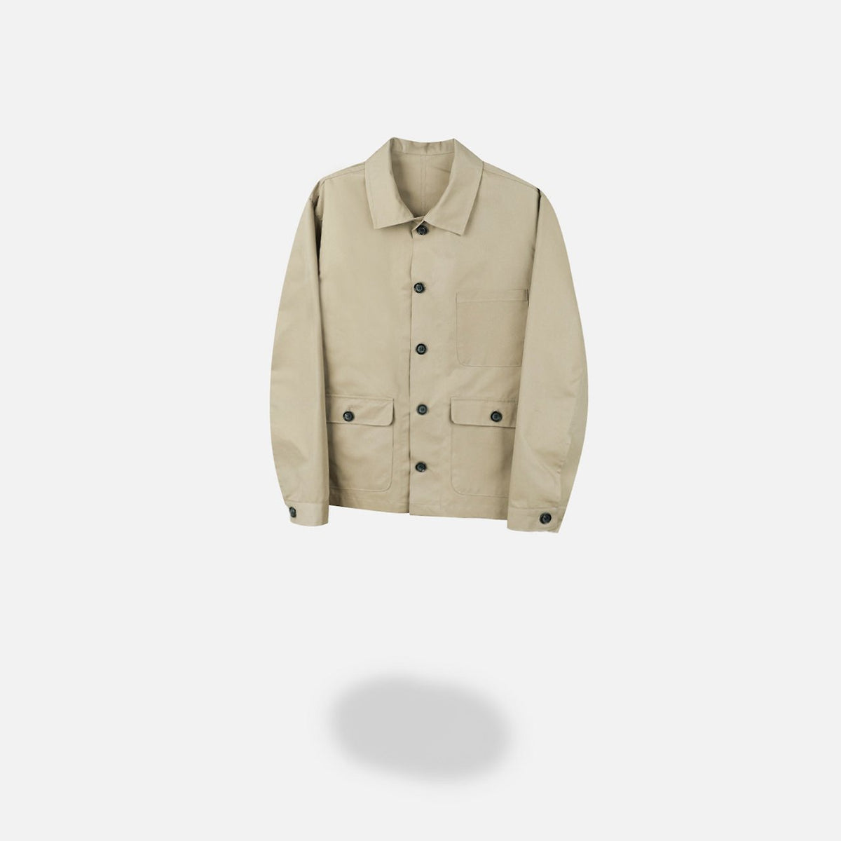 MAGNOLIA CN20 Half Cotton Jacket(BEIGE,BLACK) 商品画像4/11