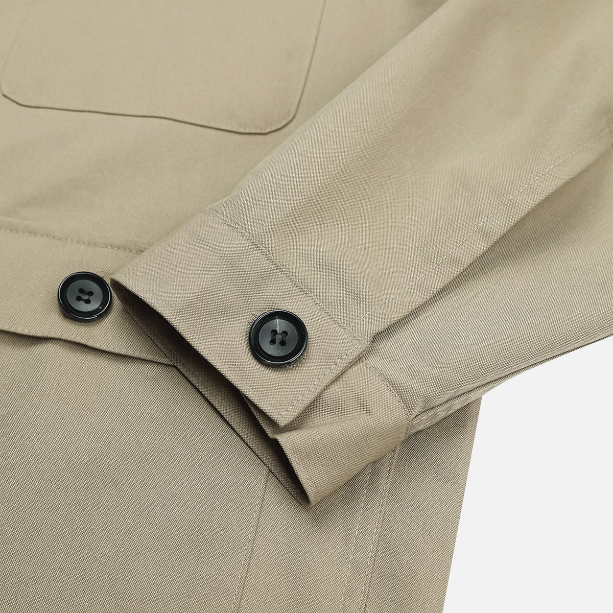 MAGNOLIA CN20 Half Cotton Jacket(BEIGE,BLACK) 商品画像5/11
