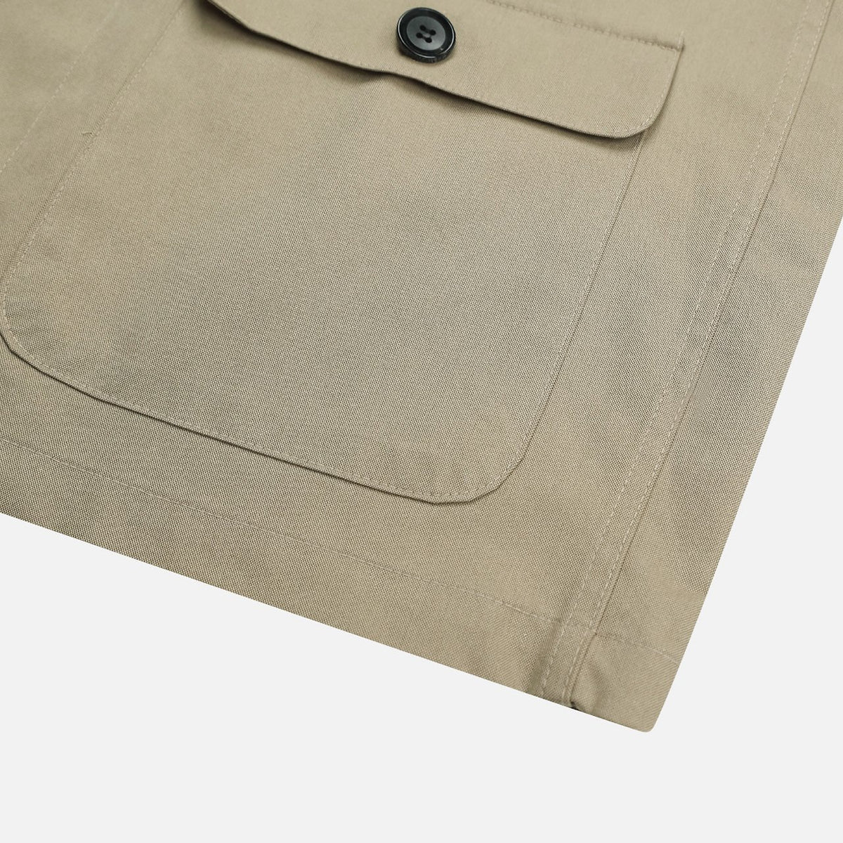 MAGNOLIA CN20 Half Cotton Jacket(BEIGE,BLACK) 商品画像6/11