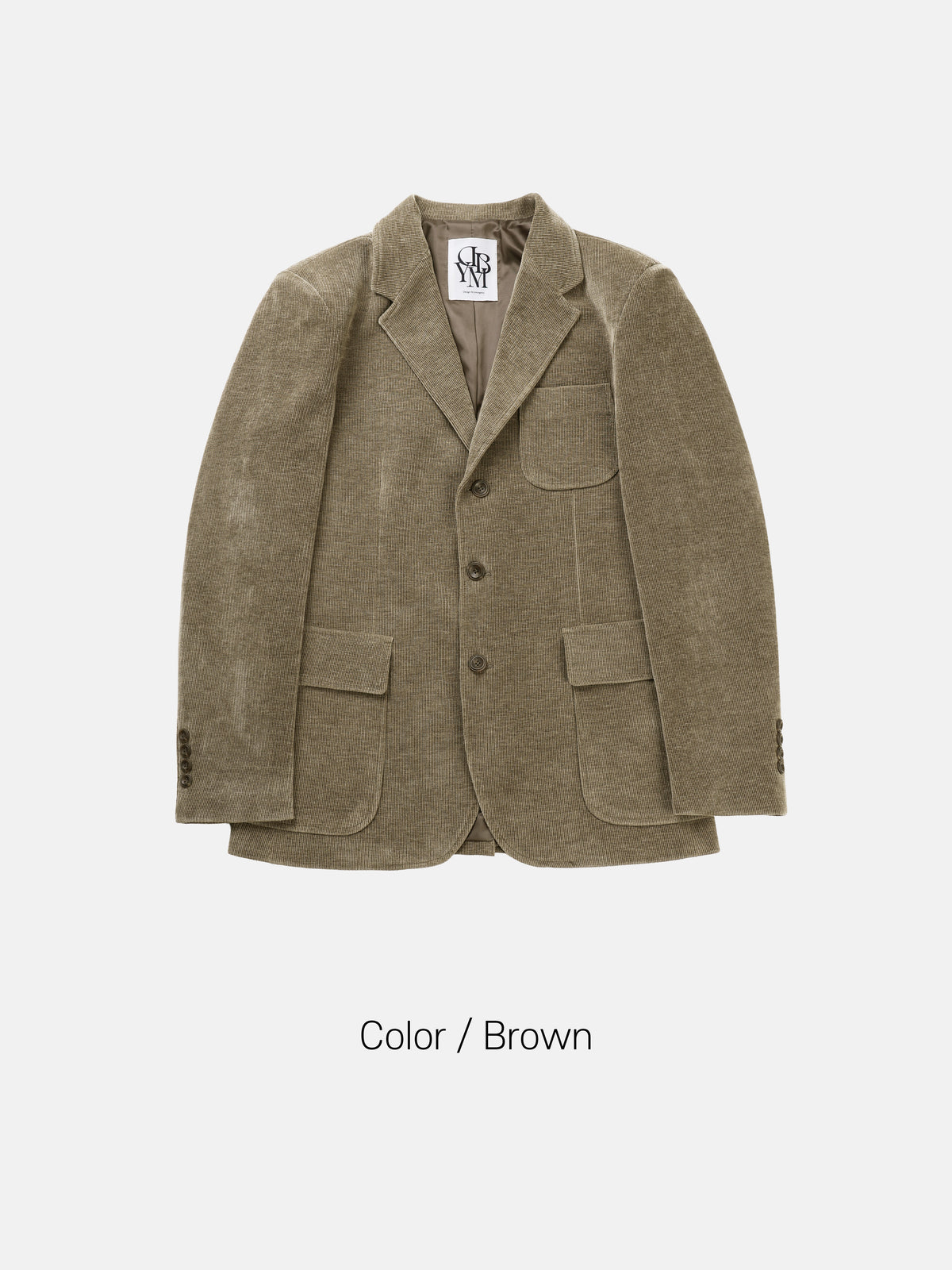 MAGNOLIA Corduroy Blazer Setup(BROWN,NAVY,BLACK) 商品画像2/24