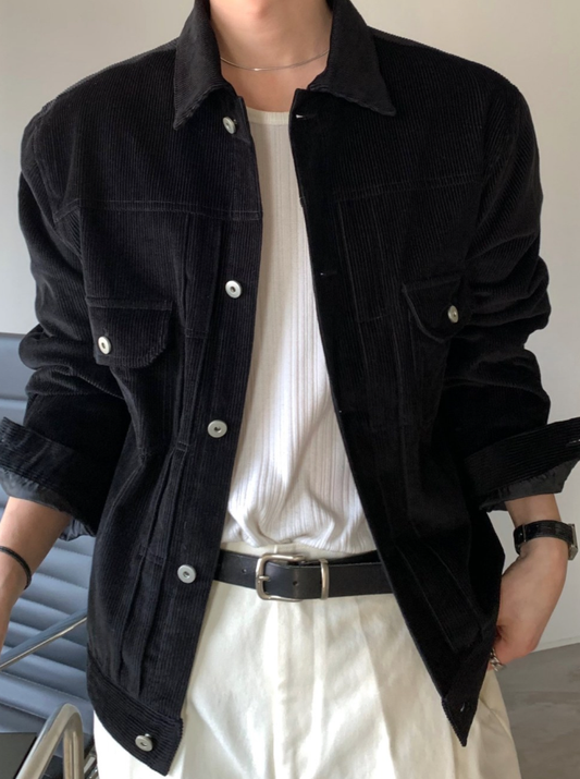 MAGNOLIA Corduroy Trucker Jacket(BLACK,BROWN) 商品画像1/68