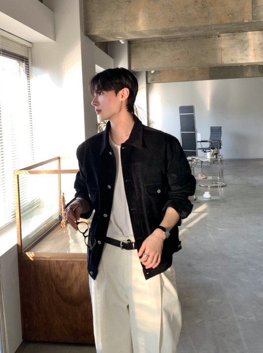 MAGNOLIA Corduroy Trucker Jacket(BLACK,BROWN) 商品画像2/68