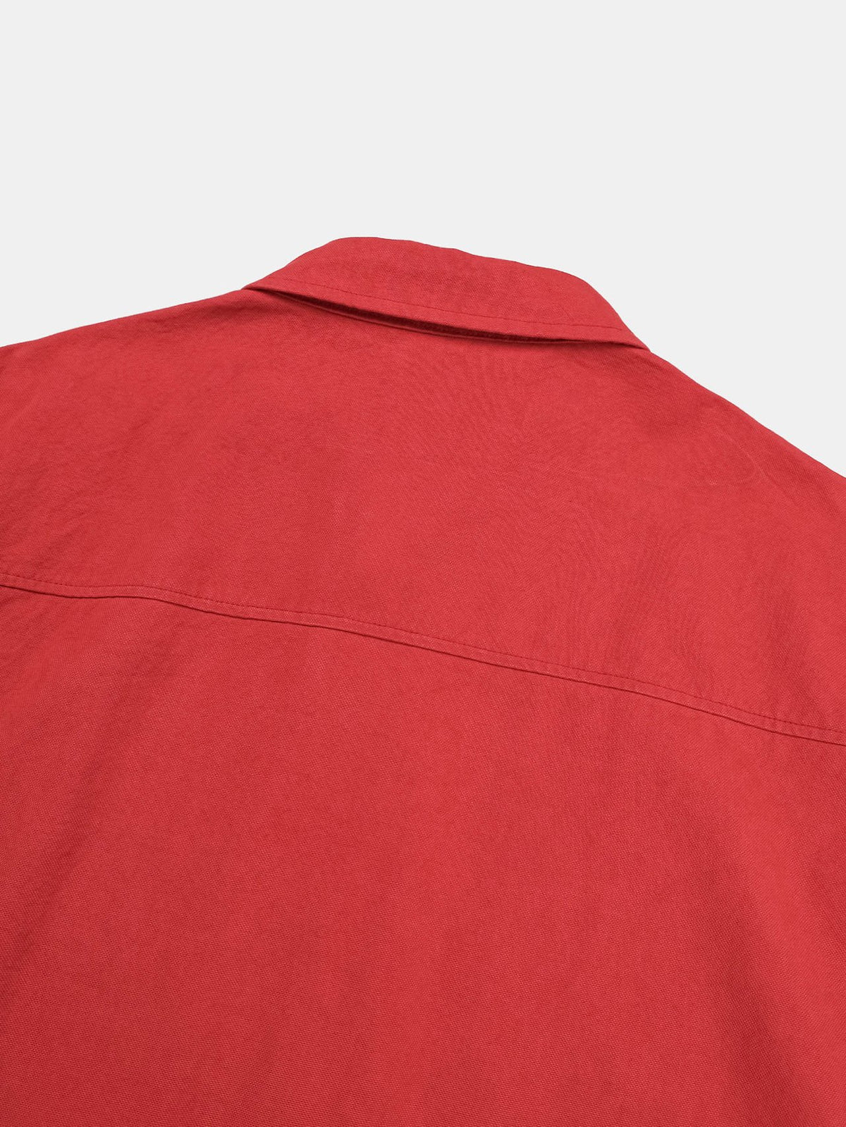 MAGNOLIA Cotton Pocket Overshirt(WHITE,YELLOW,RED,GREEN) 商品画像17/22