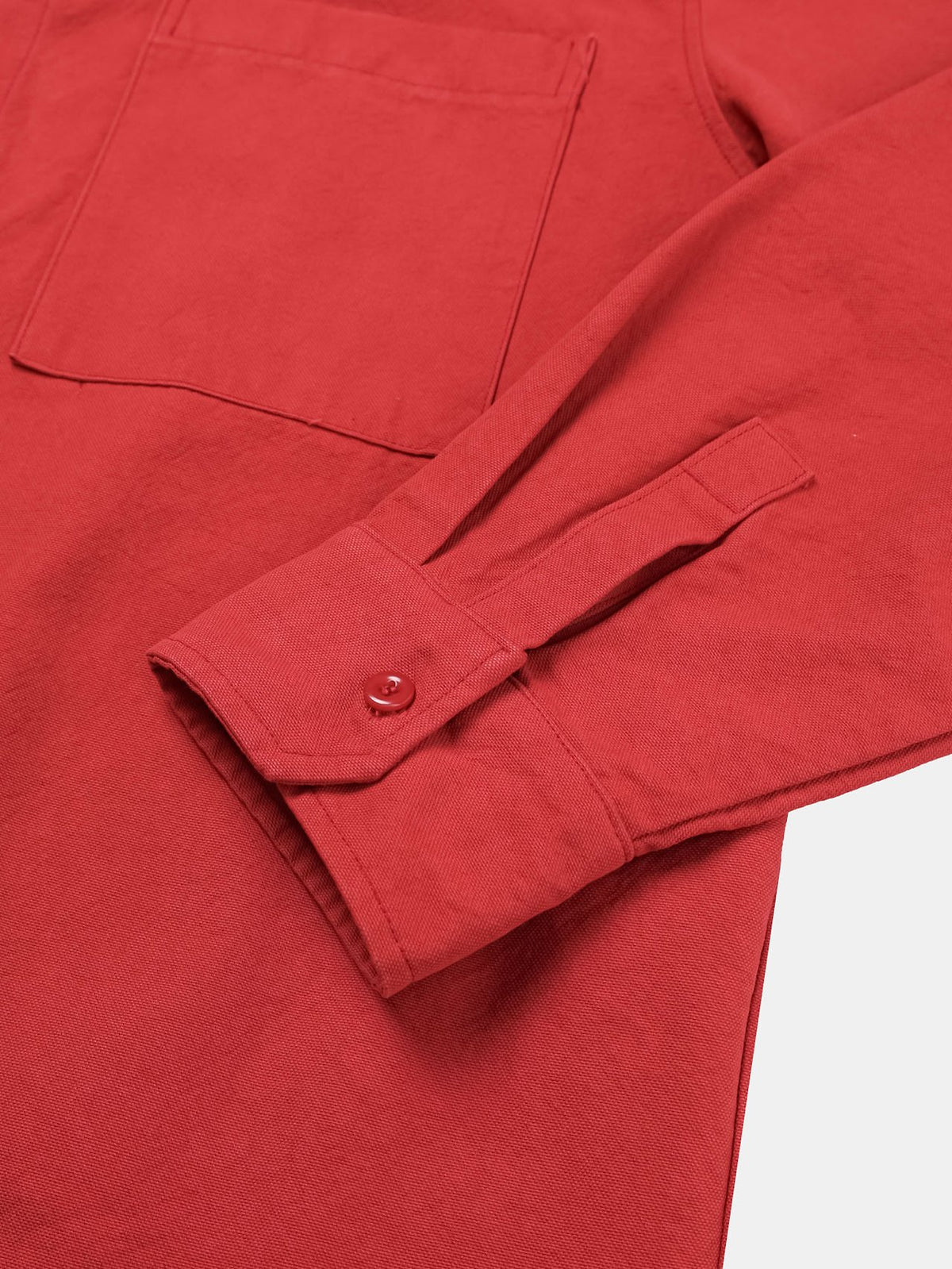 MAGNOLIA Cotton Pocket Overshirt(WHITE,YELLOW,RED,GREEN) 商品画像20/22