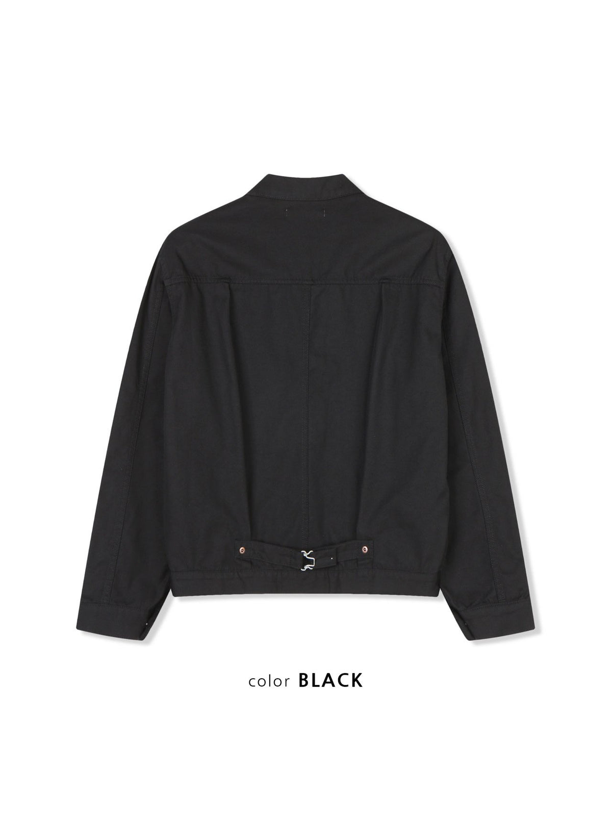 MAGNOLIA Cotton Trucker Jacket(WHITE, BLACK) 商品画像13/15