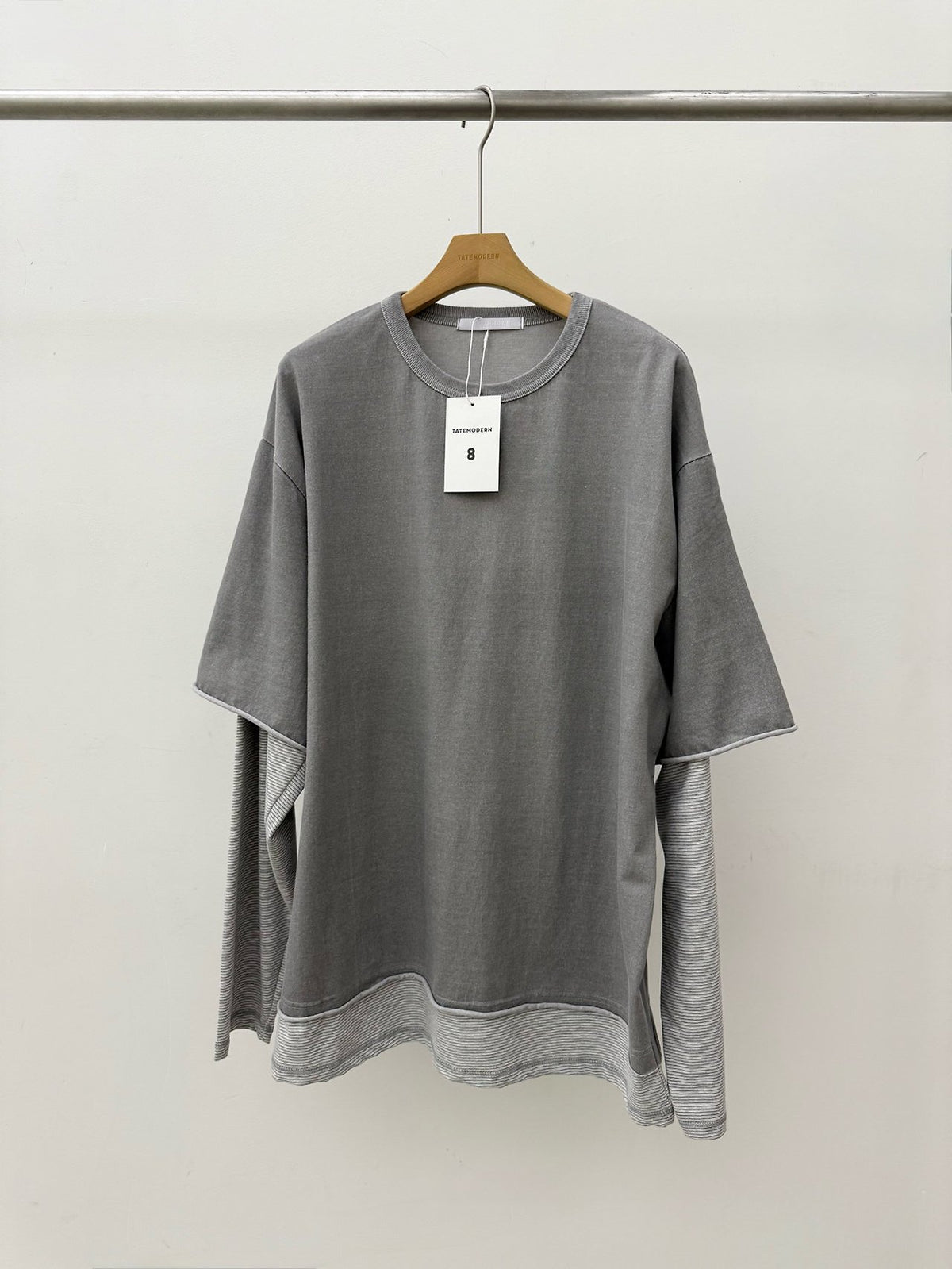 MAGNOLIA Coven Pigment Layered Tee(GRAY,CHARCOAL) 商品画像2/12