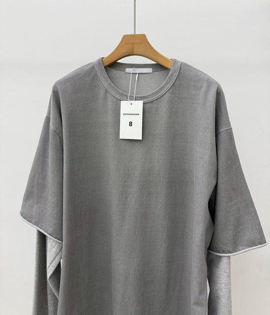 MAGNOLIA Coven Pigment Layered Tee(GRAY,CHARCOAL) 商品画像3/12
