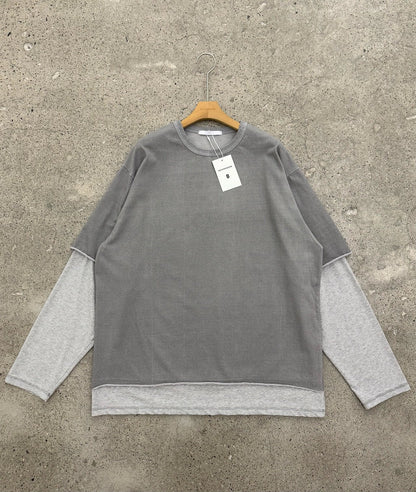 MAGNOLIA Coven Pigment Layered Tee(GRAY,CHARCOAL) 商品画像4/12