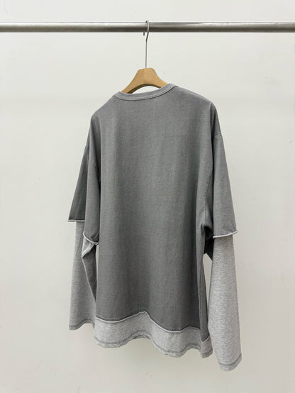 MAGNOLIA Coven Pigment Layered Tee(GRAY,CHARCOAL) 商品画像12/12
