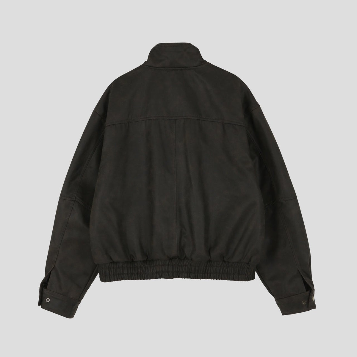 MAGNOLIA Crack Texture Harrington Jacket(KHAKI BROWN) 商品画像4/15