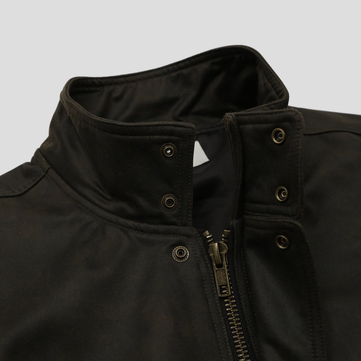 MAGNOLIA Crack Texture Harrington Jacket(KHAKI BROWN) 商品画像7/15