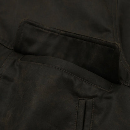 MAGNOLIA Crack Texture Harrington Jacket(KHAKI BROWN) 商品画像8/15