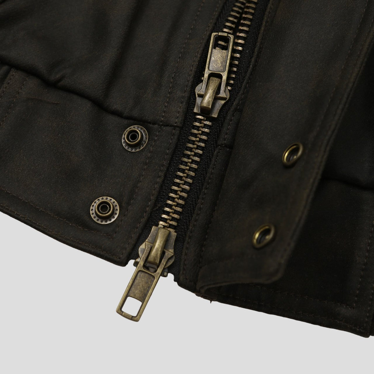 MAGNOLIA Crack Texture Harrington Jacket(KHAKI BROWN) 商品画像12/15