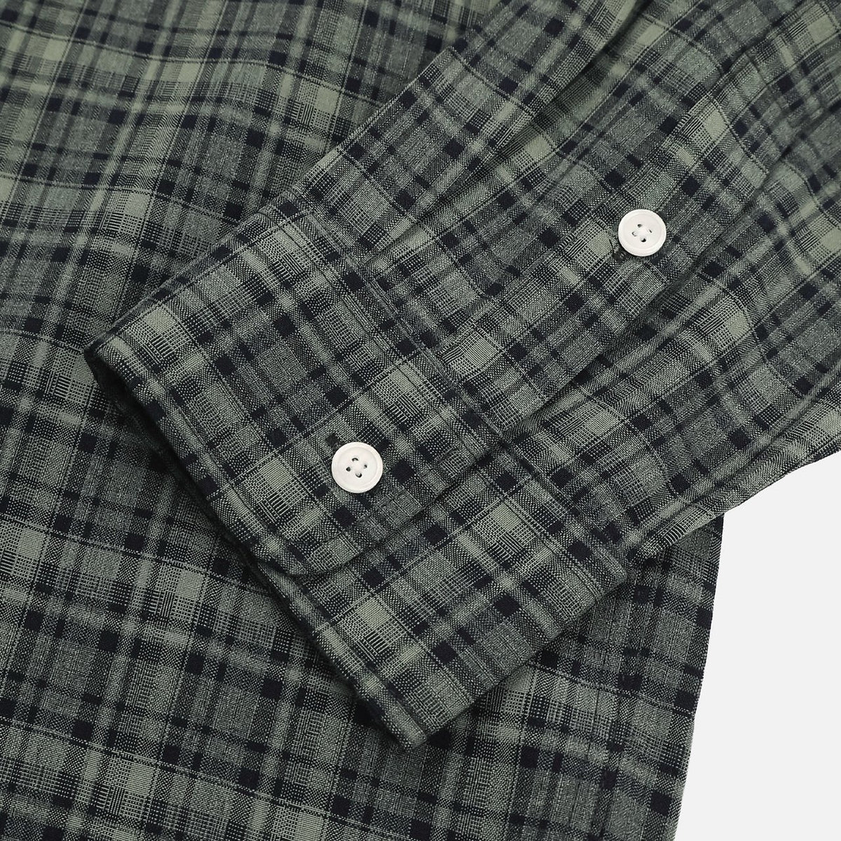 MAGNOLIA Cropped Check Shirt(NAVY, KHAKI) 商品画像5/12