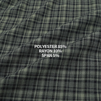 MAGNOLIA Cropped Check Shirt(NAVY, KHAKI) 商品画像7/12