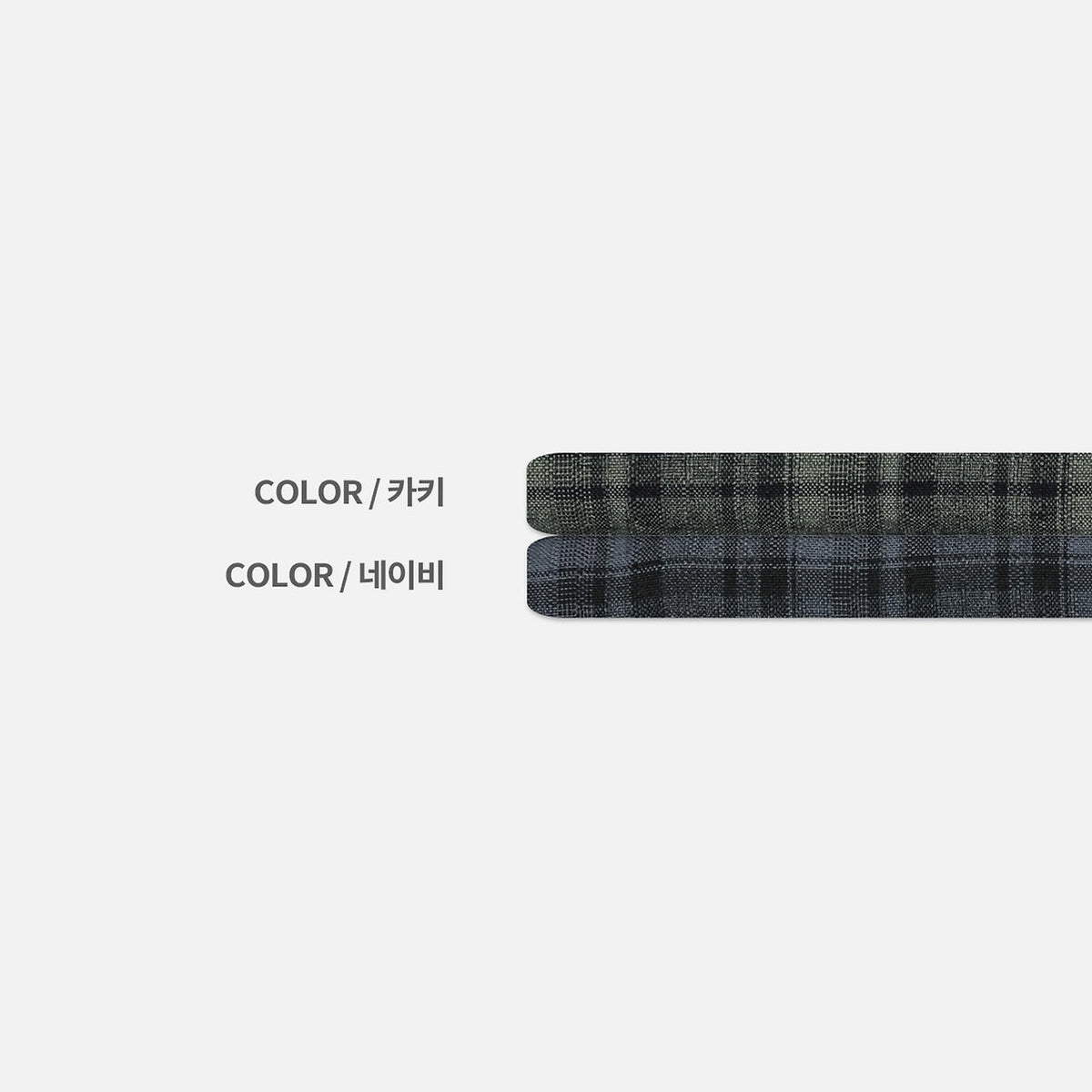 MAGNOLIA Cropped Check Shirt(NAVY, KHAKI) 商品画像9/12