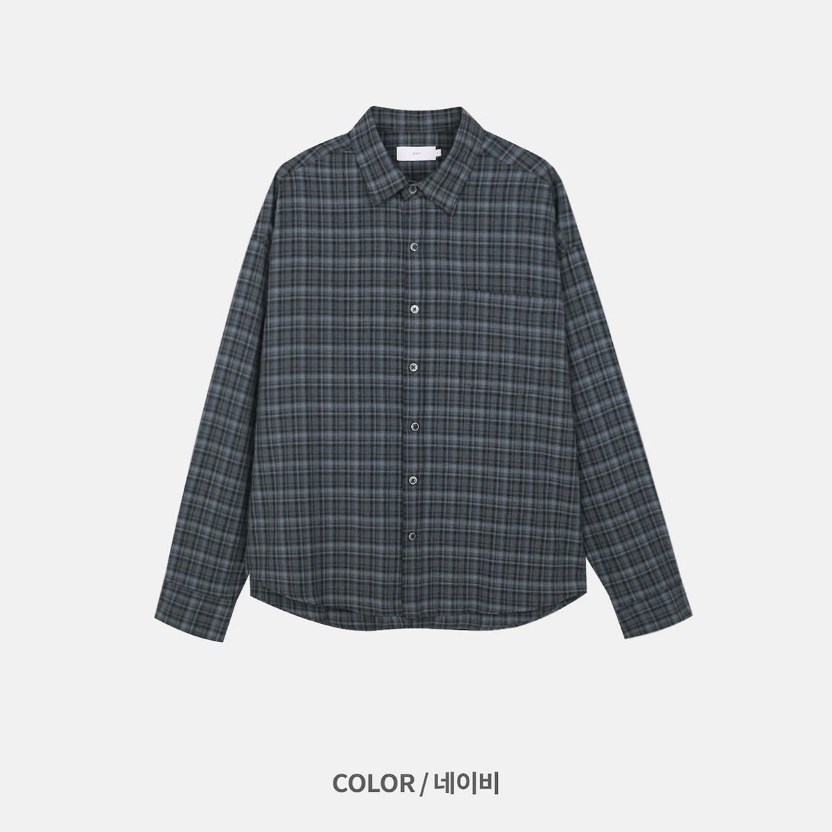 MAGNOLIA Cropped Check Shirt(NAVY, KHAKI) 商品画像11/12