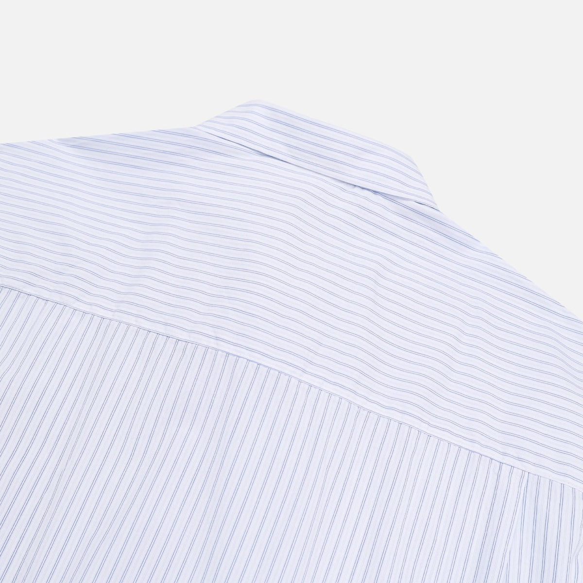 MAGNOLIA Cropped Stripe Shirt(BLUE STRIPE) 商品画像3/12