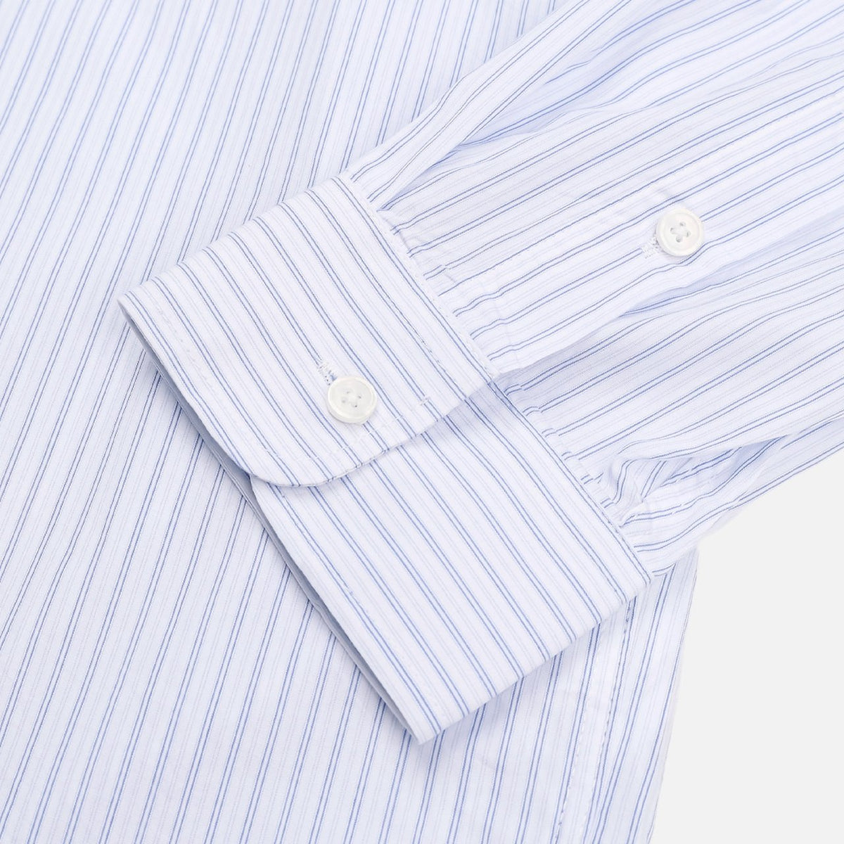 MAGNOLIA Cropped Stripe Shirt(BLUE STRIPE) 商品画像5/12