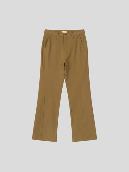 MAGNOLIA Curved Panel Relaxed Pants(NAVY,CAMEL,CHARCOAL) 商品画像5/13