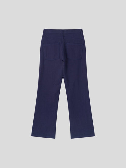 MAGNOLIA Curved Panel Relaxed Pants(NAVY,CAMEL,CHARCOAL) 商品画像8/13