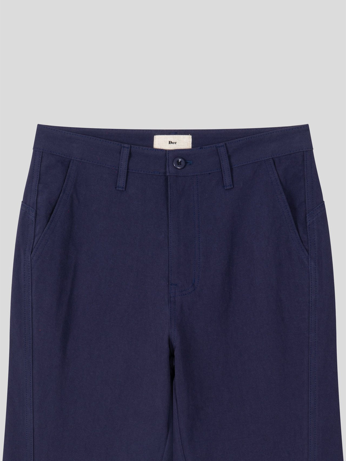 MAGNOLIA Curved Panel Relaxed Pants(NAVY,CAMEL,CHARCOAL) 商品画像9/13