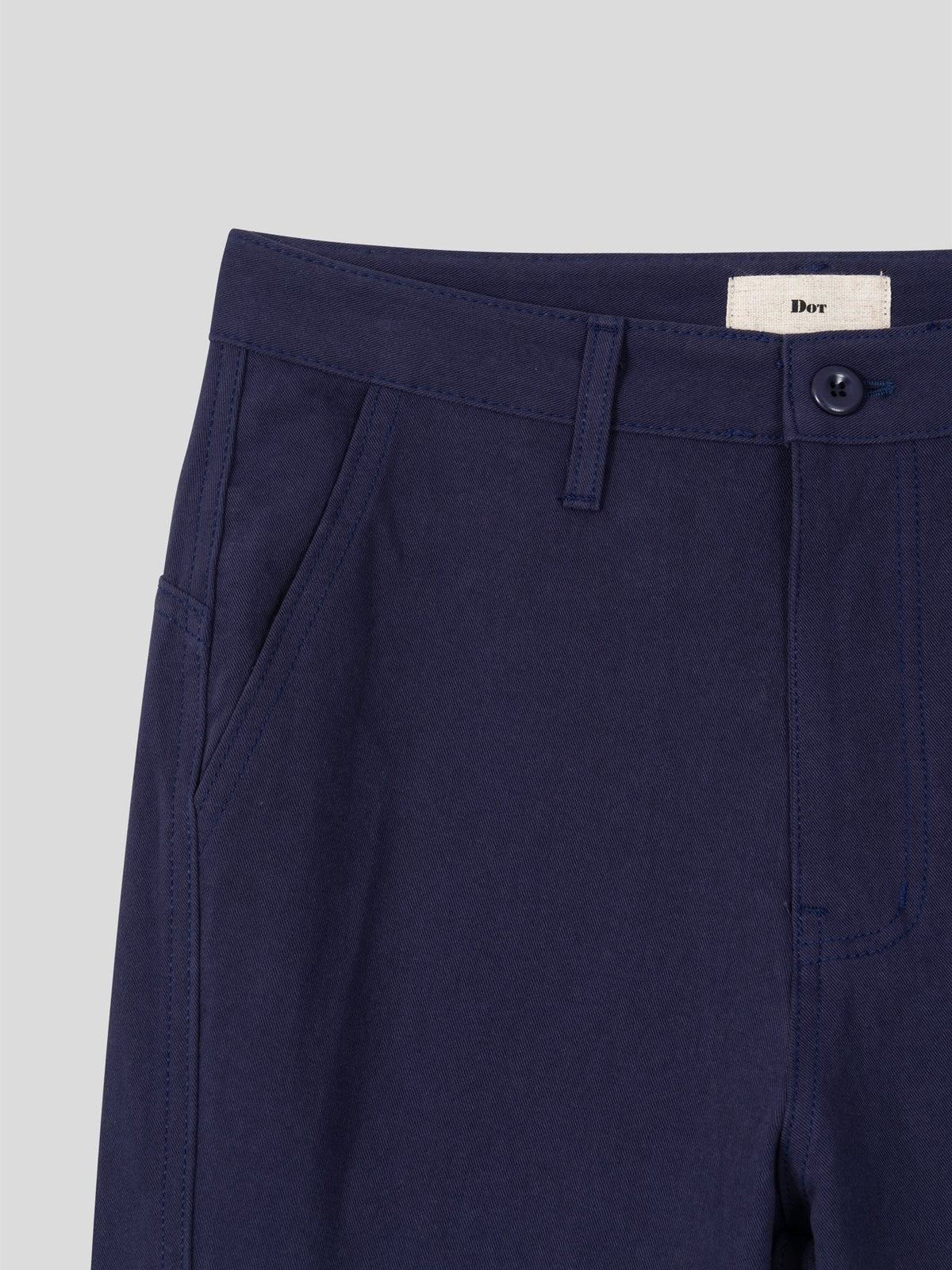 MAGNOLIA Curved Panel Relaxed Pants(NAVY,CAMEL,CHARCOAL) 商品画像11/13