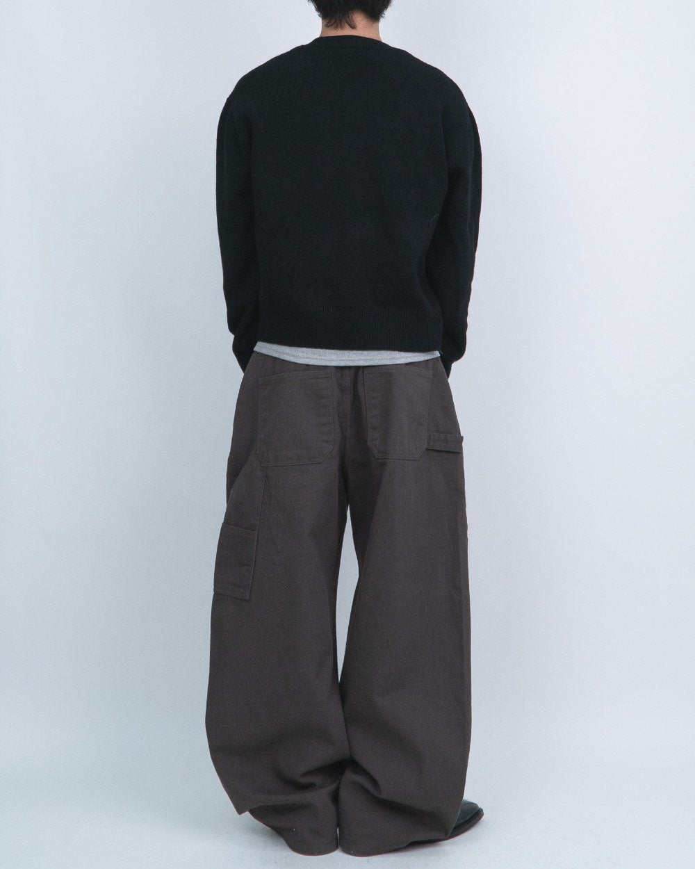 MAGNOLIA D-Ring Curved Balloon Fatigue Pants(GRAY,BEIGE,CAMEL,BROWN) 商品画像13/18