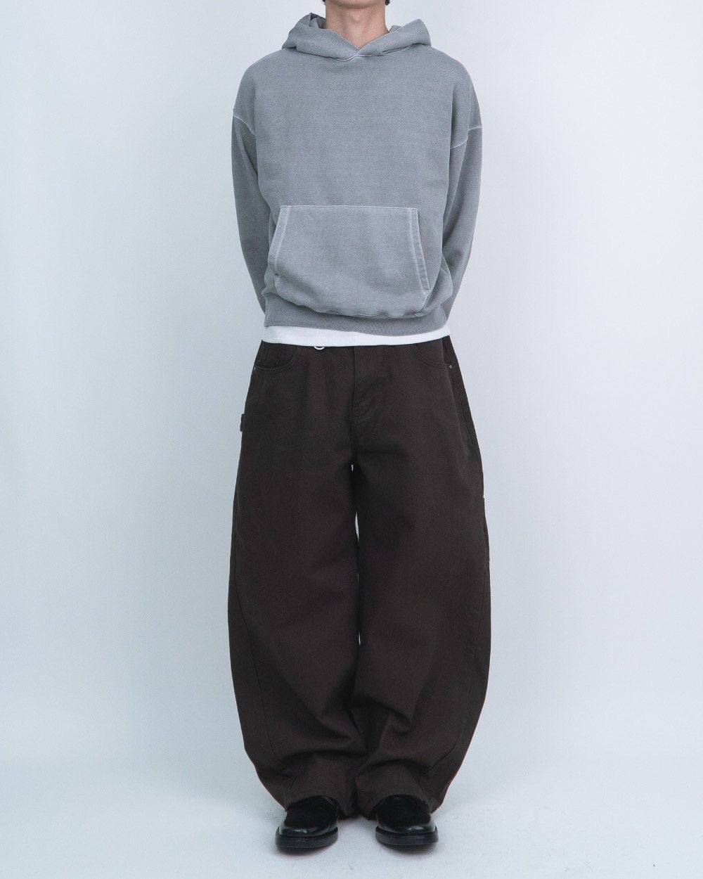 MAGNOLIA D-Ring Curved Balloon Fatigue Pants(GRAY,BEIGE,CAMEL,BROWN) 商品画像15/18